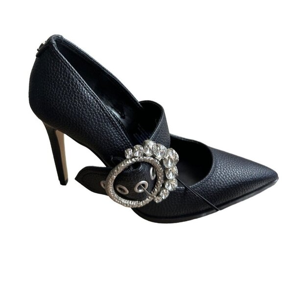 Brand NEW Karl Lagerfeld Paris Women's Sandals Heels 3-3.9 in, Color Black - Picture 2 of 15